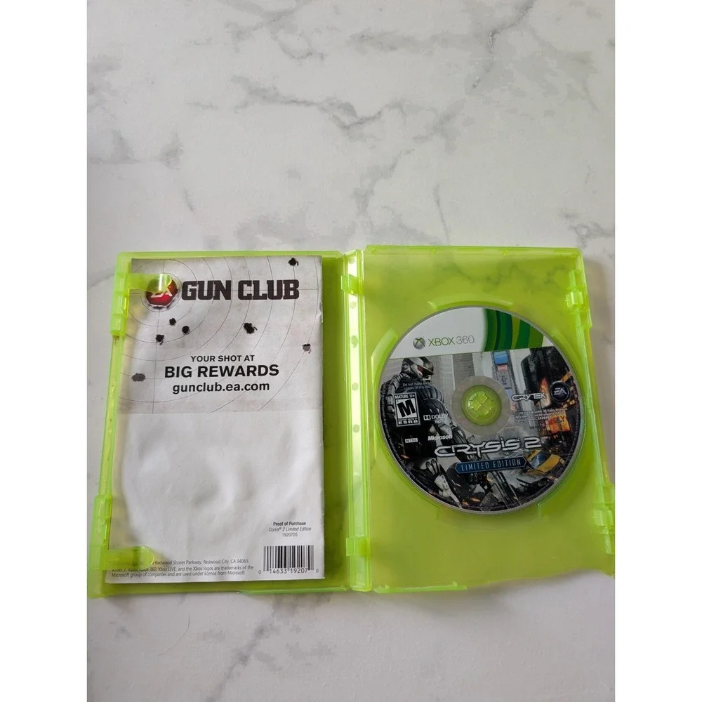 Crysis 2 Limited Edition Xbox 360 Tested & Working Disc And Manual